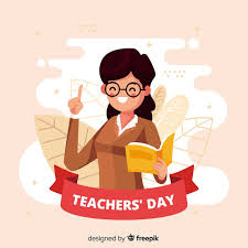 Premium Vector Flat Design World Teacher S Day Background Teachers Illustration Teachers Day Card Design World Teacher Day