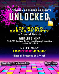 Out of an abundance of caution and concern for the safety of others, our show on 7/23 & 7/24 with subtronics is being postponed. Ldp Radio Presents Unlocked Exclusive Party At Whirled Art Cinema London Ra Tickets