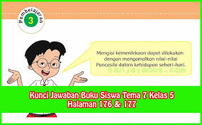 Kunci Jawaban Buku Siswa Tema 7 Kelas 5 Halaman 176 177 Buku Halaman Belajar