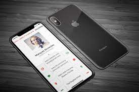 You won't need to reach for your. Iphone X Business Card Business Cards Layout Business Card Inspiration Business Cards Creative