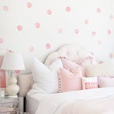 Watercolor Polka Dots Feminine Bedroom Decor Baby Girl Room Girl Room