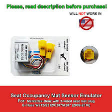 Mercedes Benz Classe E W212 C207 A207 Seat Occupancy Mat Capteur Srs Emulateur Bypa Ebay