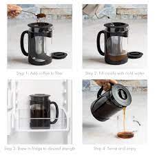 As temperatures rise, many regular coffee drinkers are beginning to add ice to their morning cup of joe. Primula Burke Cold Brew Coffee Maker Primula
