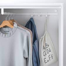 Note that the fittings must be mounted diagonally so that the clothes rail hangs straight (see assembly instructions). Hjalpa Clothes Rail White 80x40 Cm Ikea