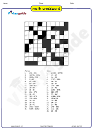 There are different versions of each puzzle from 1st to 5th grade. Math Crossword 01 Maths Puzzles Word Puzzles Brain Teasers Crossword