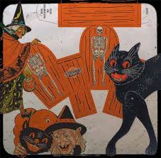 Vintage Halloween Decoration Vintage Halloween Halloween Paper Vintage Halloween Decorations