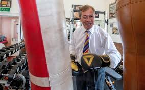 Just when you think the world of news has thrown everything at you.in comes nigel farage's moustache pic.twitter.com/vt296necpf. On The Brexit Party Campaign Trail With Nigel Farage