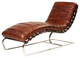 Maybe you would like to learn more about one of these? 59 L Gianfranco Chaise Channeled Top Grain Leather Modern Curved Metal Base Contemporary Indoor Chaise Lounge Chairs By Noble Origins Llc Houzz