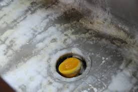 deodorize a stainless steel sink