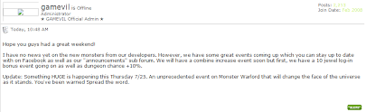 Guide For Monster Warlord 2013