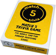 For many people, math is probably their least favorite subject in school. Amazon Com Match 5 Trivia Game Fun For Adults Family Friends Or A Party Great For Game Night Toys Games