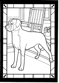 The Rottweiler Is A Medium Large Size Breed Of Domestic Dog Originally Used Used To Herd Livestock And Pull Carts L Dog Coloring Book Coloring Books Dog Lovers