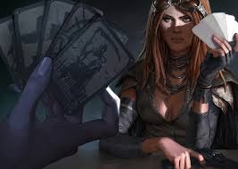 Bicycle alchemy 1977 england playing cards deck gothic fantasy art made in usa. Hd Wallpaper Fantasy Art Playing Cards Real People One Person Front View Wallpaper Flare