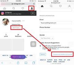 The way to delete your account from instagram is temporary by following the following steps: How To Reactivate Instagram Account Techuntold