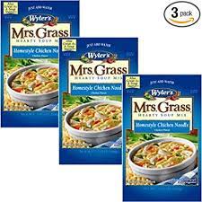 Enjoy all of our varieties including hearty soups, noodle soups, and dips. Amazon Com Mrs Grass Hearty Soup Mix Homestyle Chicken Noodle 5 93 Oz Pack Of 3 Packaged Chicken Soups Grocery Gourmet Food