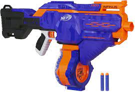 Ratings, based on 46 reviews. Amazon Com Infinus Nerf N Strike Elite Toy Motorized Blaster With Speed Load Technology Toys Games