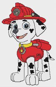 Elastique loom, croquis pixel,canevas, tissage de perles, perles hama/aquabeads. A Personal Favorite From My Etsy Shop Https Www Etsy Com Listing 653952192 Marshall Paw Patrol Counted Cross Stit Marshall Paw Patrol Paw Patrol Cross Stitch