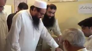 It was hafiz saeed himself. Pakistan Elections 2018 24 Dead In Quetta Blast 26 11 Mastermind Hafiz Saeed Casts Vote In Lahore