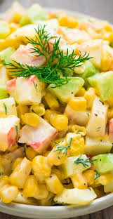 Loaded with lots of flavors. Imitation Crab Salad Cooktoria Crab Salad Recipe Imitation Crab Salad Crab Salad