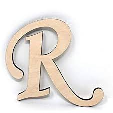 Amazon Com Wooden Letters Arts Crafts Sewing Wooden Letters Lettering Letter R