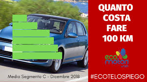 Buna tpu am o masina care la drum drept consuma 7litri de benzina, 9litri benzina la urcarre si 5litri la coborare din fata porti pana in.consuma 39 litri benzina dar de acolo incoace imi. Quanto Spendi Per Fare 100 Km Dicembre 2018 Ecomotori Net