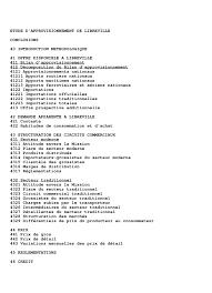 Pdf Etude D Approvisionnement De Libreville En Produits Vivriers Gabon