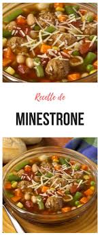 Recette Minestrone Recipe Food Soup Beef