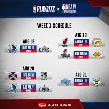 Here is the schedule of the nba finals Cignal Tv Here S The Schedule For The First Week Of Nba Facebook