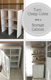 Yellow glue and screws make solid joints in mdf, bob, but not just any screws. Diy Storage Cabinet Using Cheap Cube Units Simply Beautiful By Angela