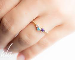 Mothers' day in the united states is the second sunday in may. Mothers Birthstone Ring Mothers Rings Birthstones Family Etsy