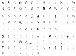 The font contains characters from the following unicode character ranges: Scrap It Up Font Free Download