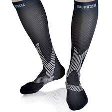 Blitzu Compression Socks 20 30mmhg For Men Women Best Recovery Performance Stockings For Running Compression Socks Mens Knee High Stockings Compression Socks