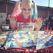 Pin on kay's 5th birthday. Margot Robbie Got A Harley Quinn Cake For Her Birthday