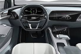 You Like The Teslamotors Interior Better Really Audi E Tron Sportback Concept Cockpit Audi Etronsportback Conce Audi E Tron Electric Car Concept E Tron