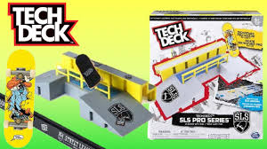Free delivery and returns on ebay plus items for plus members. Tech Deck Sls Pro Series Skate Park Fun Box With Rail Signature Board Youtube
