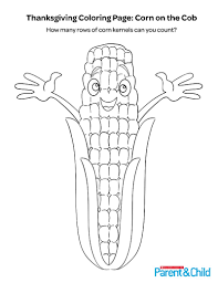Maybe you would like to learn more about one of these? Thanksgiving Printable Coloring Page Harvest Corn Worksheets Printables Scholastic Parents