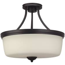 Bold and geometric, with a hint of asian influence, the hillcrest collection recalls the dynamic lighting designs of frank lloyd wright. Revel Newport 14 2 Light Semi Flush Mount Ceiling Light White Linen Drum S Lamps Lighting Ceiling Fans Chandeliers Ceiling Fixtures