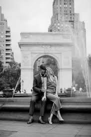 Black And White Nyc Photography Greenwich Village Engagement City Engagement Photos Nyc Wedding Photographer Washington Square Park