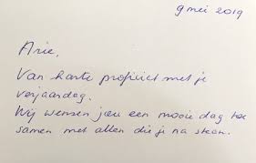 12 05 2019 Vergeten Verjaardagskaarten