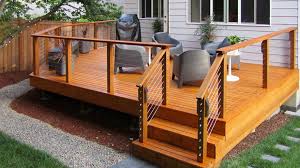 Another option is to mount each post 12 to 16 inches in from the corners with the top rails . Top 5 Strategies To Upgrade The Look Of A Deck Railing Agsstainless Com