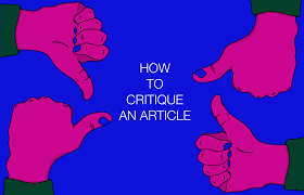 It does not jump from one micro topic to another. How To Critique An Article In 3 Steps With Example Essaypro