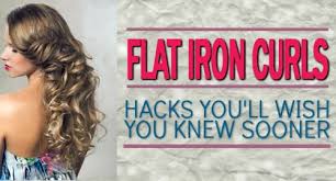 For the best results, separate your hair into different layers while you style. Flat Iron Curls Hacks You Ll Wish You Knew Sooner