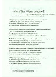 40 Jarige Bruiloft Huib En Tiny