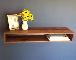 Floating Entryway Console Table Built In Solid American Black Etsy Entryway Console Table Floating Table Console Table