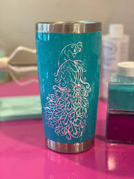 People have been blinging things for a long time, but ever since jlo showed up at the super bowl with her own personalized bling cup, the cup makers went wild for it! How To Make Glitter Tumblers With Epoxy For Beginners Silhouette School