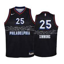 The philadelphia 76ers have a new city jersey that they use on occasions and this season will be no different. Ben Simmons Philadelphia 76ers 2020 21 City Edition Youth Jersey Black Ixsport Store