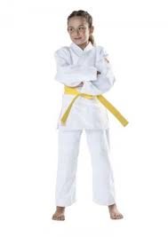 Verstärkter judoanzug mit elastischem hosenbund. Judo Anzug Bambini Weiss We Love Your Sport