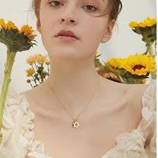 YILUOCD Conjunto de pendientes y collar de estrella de David, colgante  clásico de estrella de David judía, juegos de joyas de acero inoxidable  para mujer