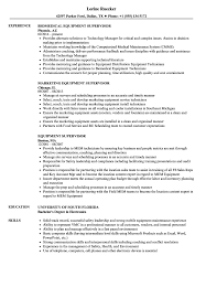 Maybe you would like to learn more about one of these? Equipment Supervisor Resume Samples Velvet Jobs