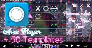 Download Avee Player Pro New Free 50 Templates Visualizer Editor Noob Ilustrasi Grafis Manipulasi Foto Aplikasi
